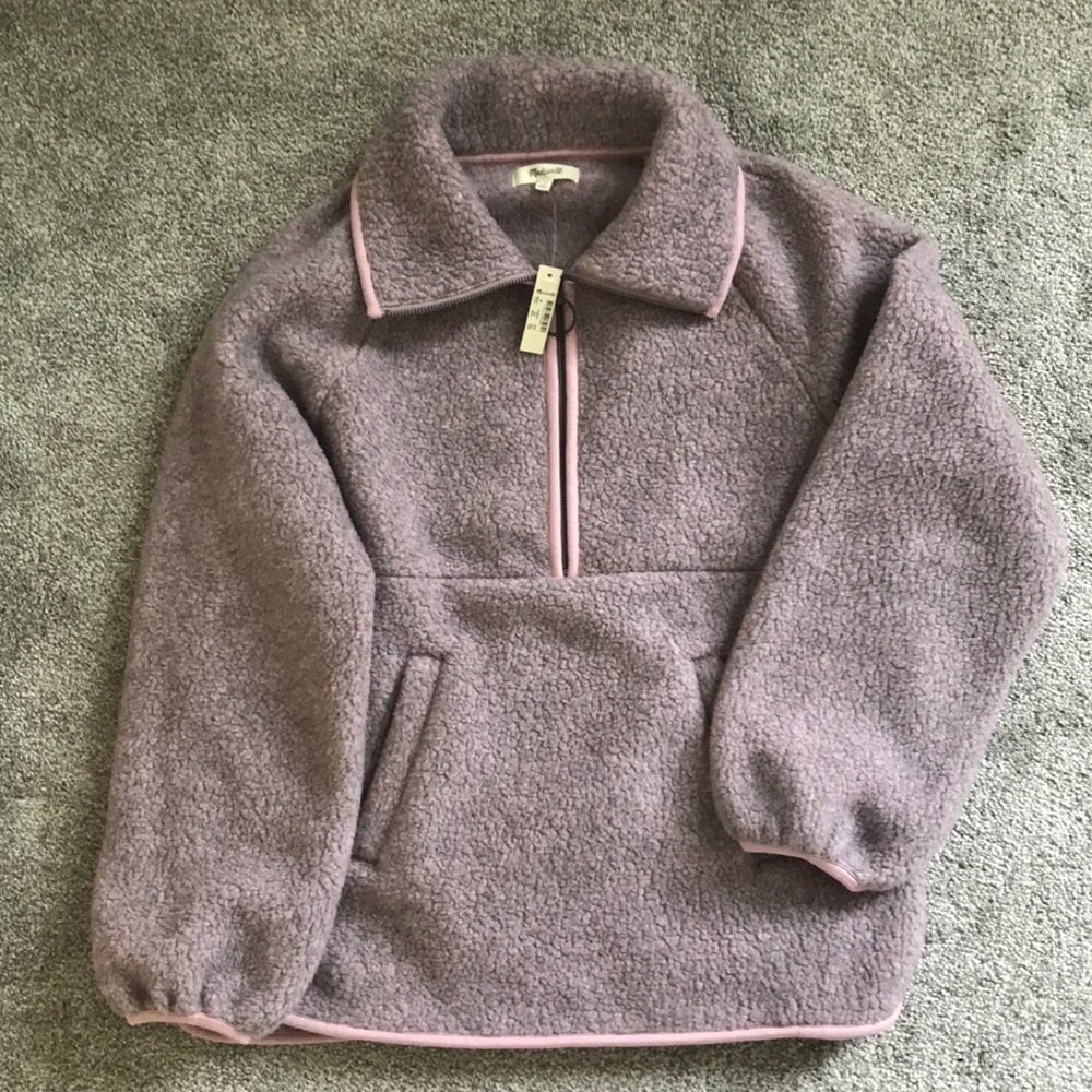 Madewell Polartec Fleece Half-Zip Jacket